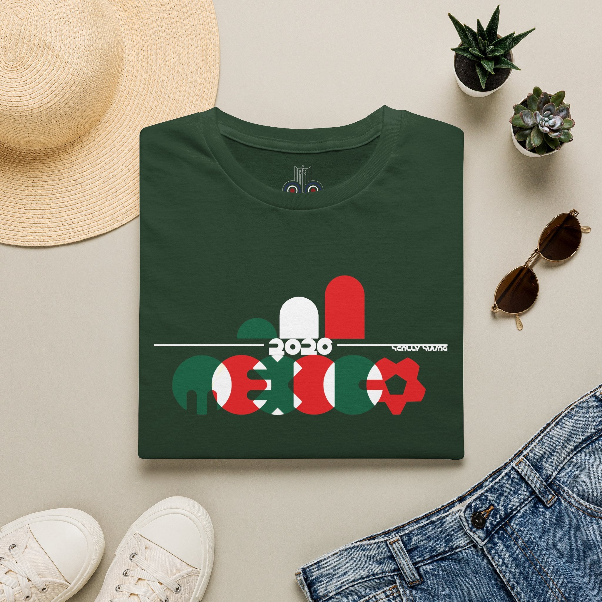 Mexico Football World Cup 26 Tee | Retro Mexico Soccer Shirt | El Tri Fan T-Shirt | Mexico Football Supporter Apparel | Scallywag Swag