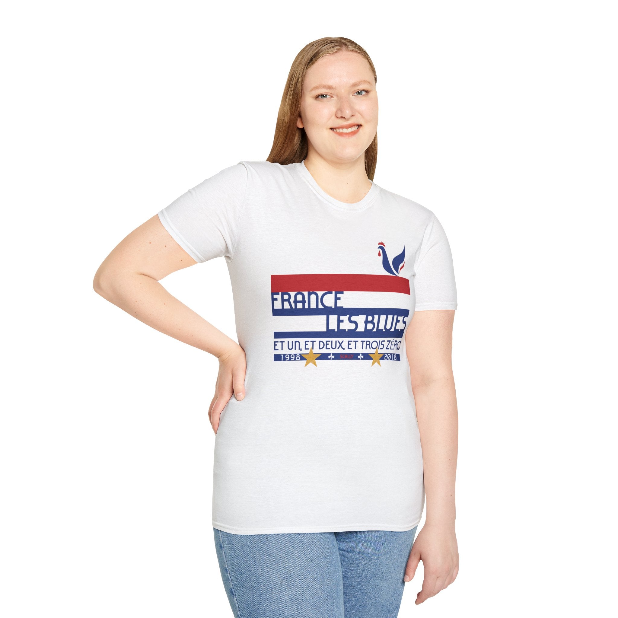 France World Cup 26 Retro T-Shirt | Scally Les Bleus Shirt | France Football Tee | Retro Soccer Shirt | Scallywag Swag