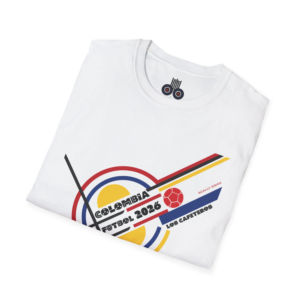 Colombia Football World Cup 26 Tee | Colombia Soccer Shirt | Los Cafeteros Fan T-Shirt | Colombia Supporter Apparel | Scallywag Swag
