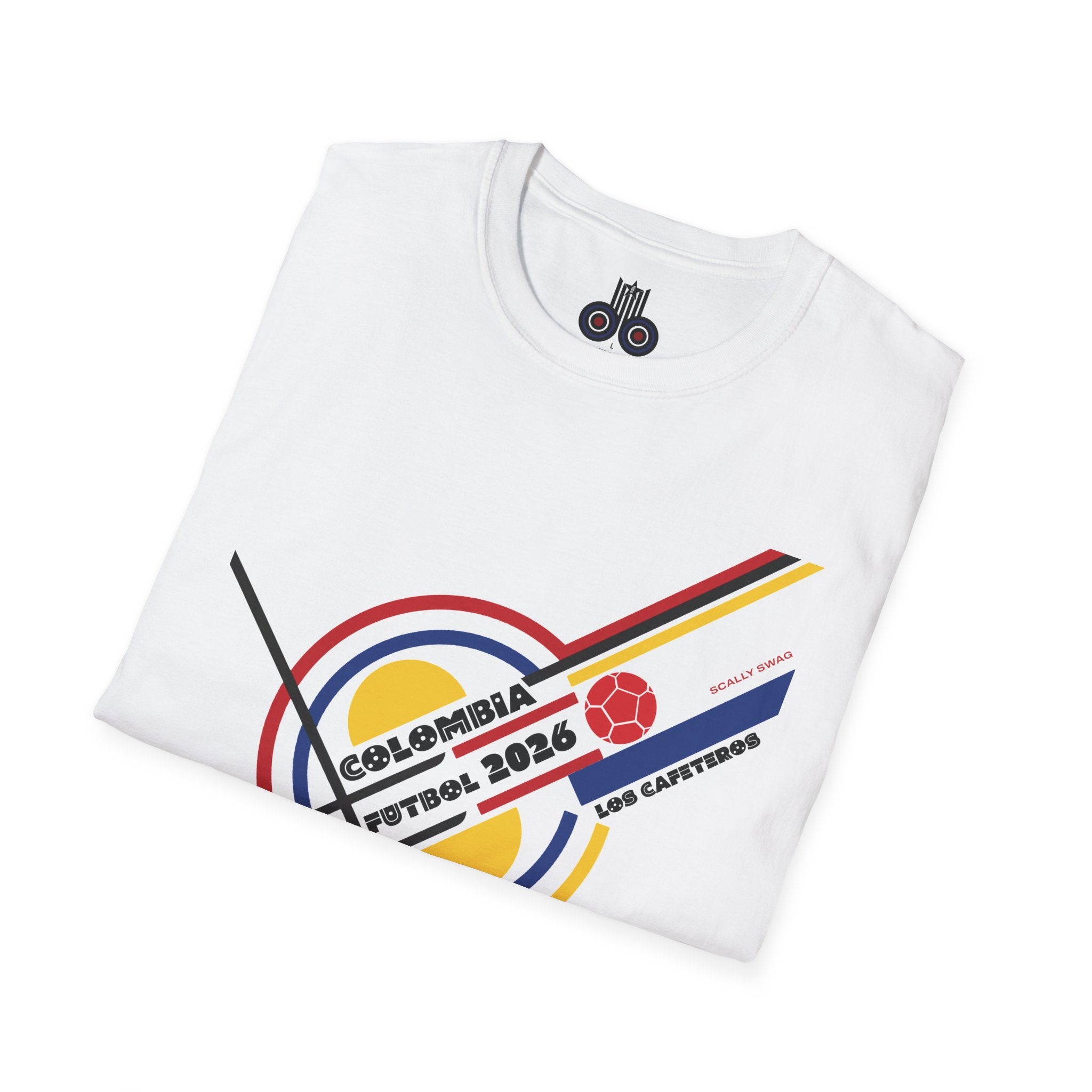 Colombia Football World Cup 26 Tee | Colombia Soccer Shirt | Los Cafeteros Fan T-Shirt | Colombia Supporter Apparel | Scallywag Swag