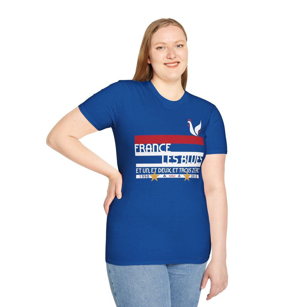 France World Cup 26 Retro T-Shirt | Scally Les Bleus Shirt | France Football Tee | Retro Soccer Shirt | Scallywag Swag