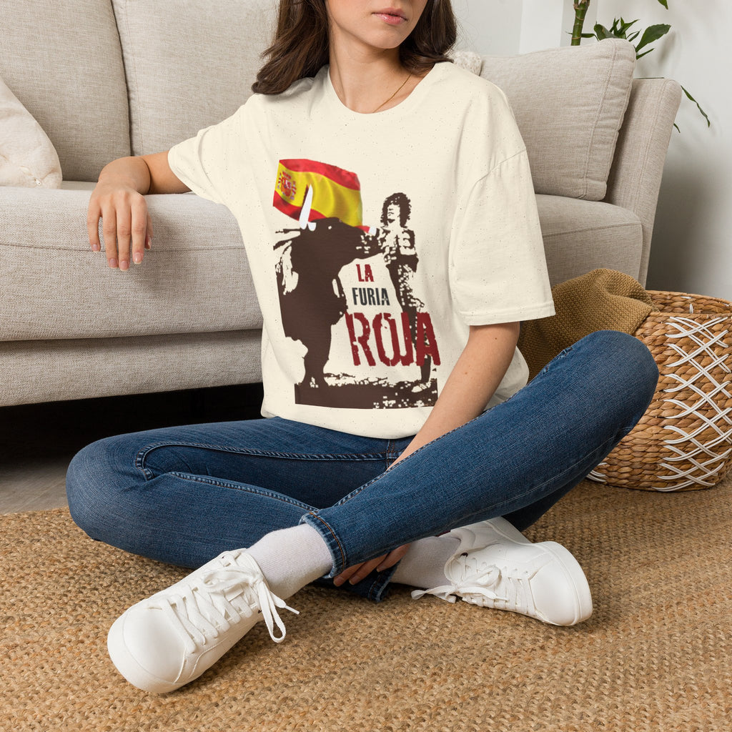 Spain La Furia Roja T-Shirt WC 26 | Retro Spain Football Tee | Spain Soccer Fan Shirt | La Roja Inspired Apparel | Scallywag Swag