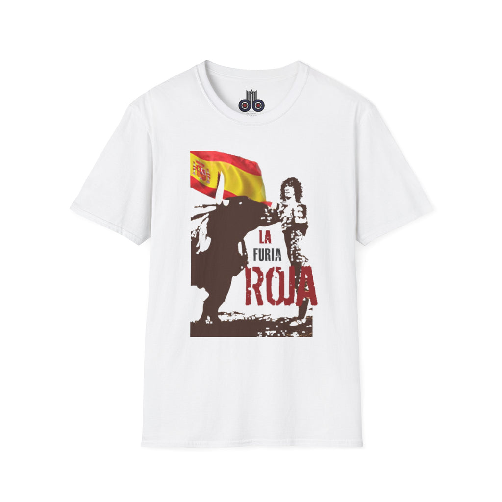 Spain La Furia Roja T-Shirt WC 26 | Retro Spain Football Tee | Spain Soccer Fan Shirt | La Roja Inspired Apparel | Scallywag Swag