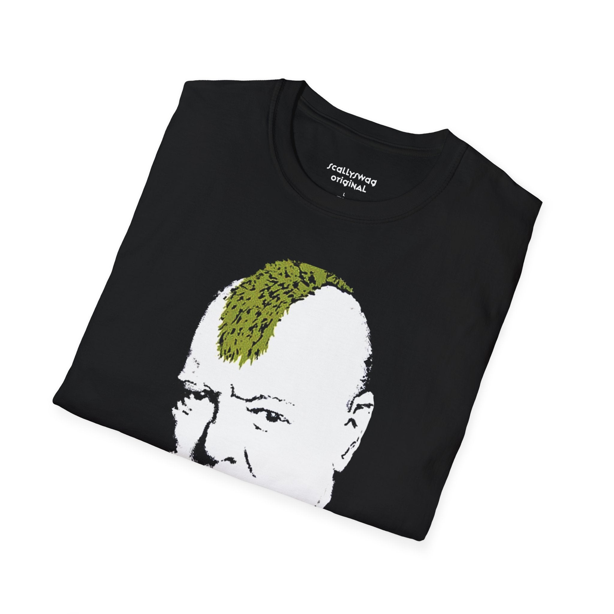 Scally Churchill Punk Banksy T-Shirt | Punk Street Art Inspired Tee | Rebel Graphic Shirt | Scallywag Swag