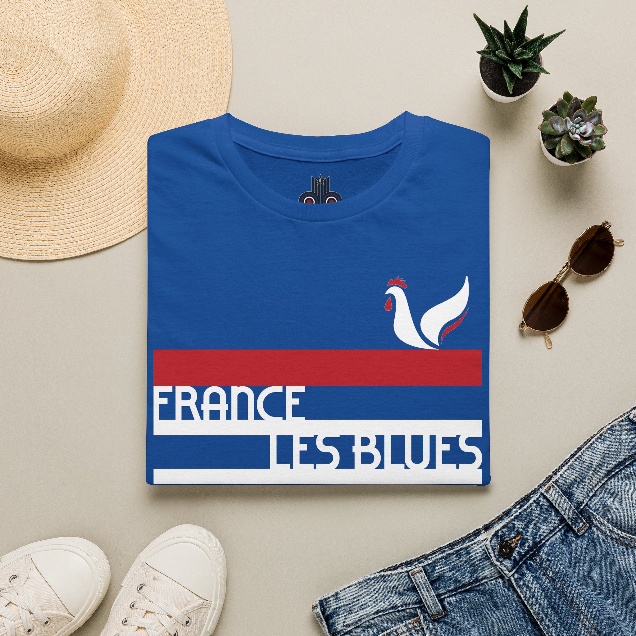 France World Cup 26 Retro T-Shirt | Scally Les Bleus Shirt | France Football Tee | Retro Soccer Shirt | Scallywag Swag