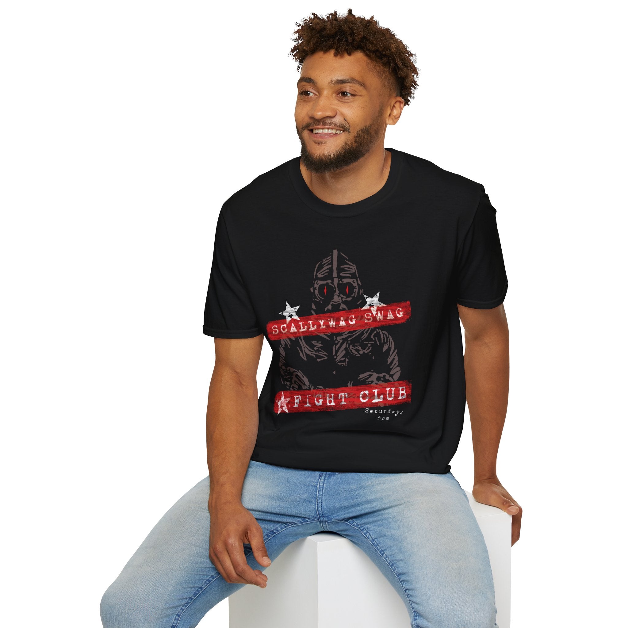 Scallywag Swag Fight Club Saturday 3PM T-Shirt | Football Casual Culture Tee | Retro Matchday Shirt | Scallywag Swag