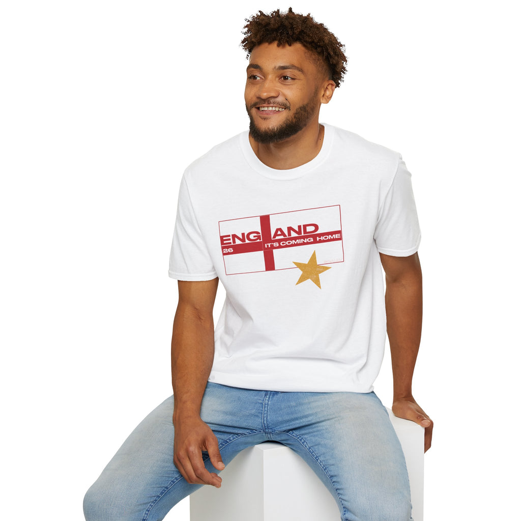 England WC 26 Retro Boys T-Shirt | Scally England Shirt | Three Lions Football Tee | It's Coming Home Shirt | Scallywag Swag