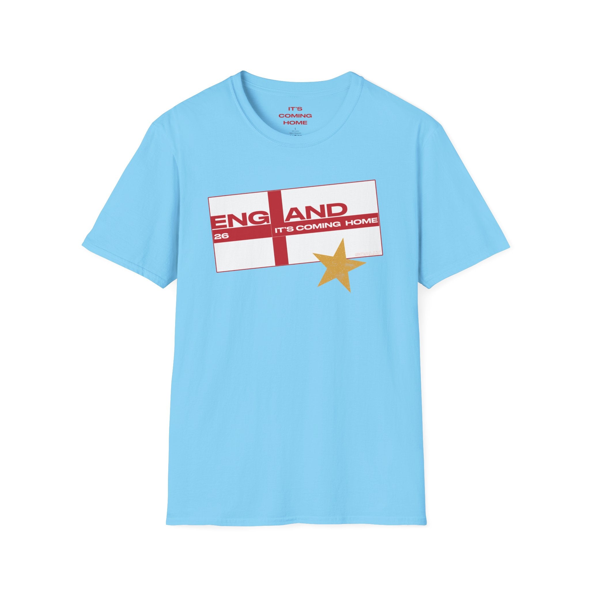 England WC 26 Retro Boys T-Shirt | Scally England Shirt | Three Lions Football Tee | It's Coming Home Shirt | Scallywag Swag