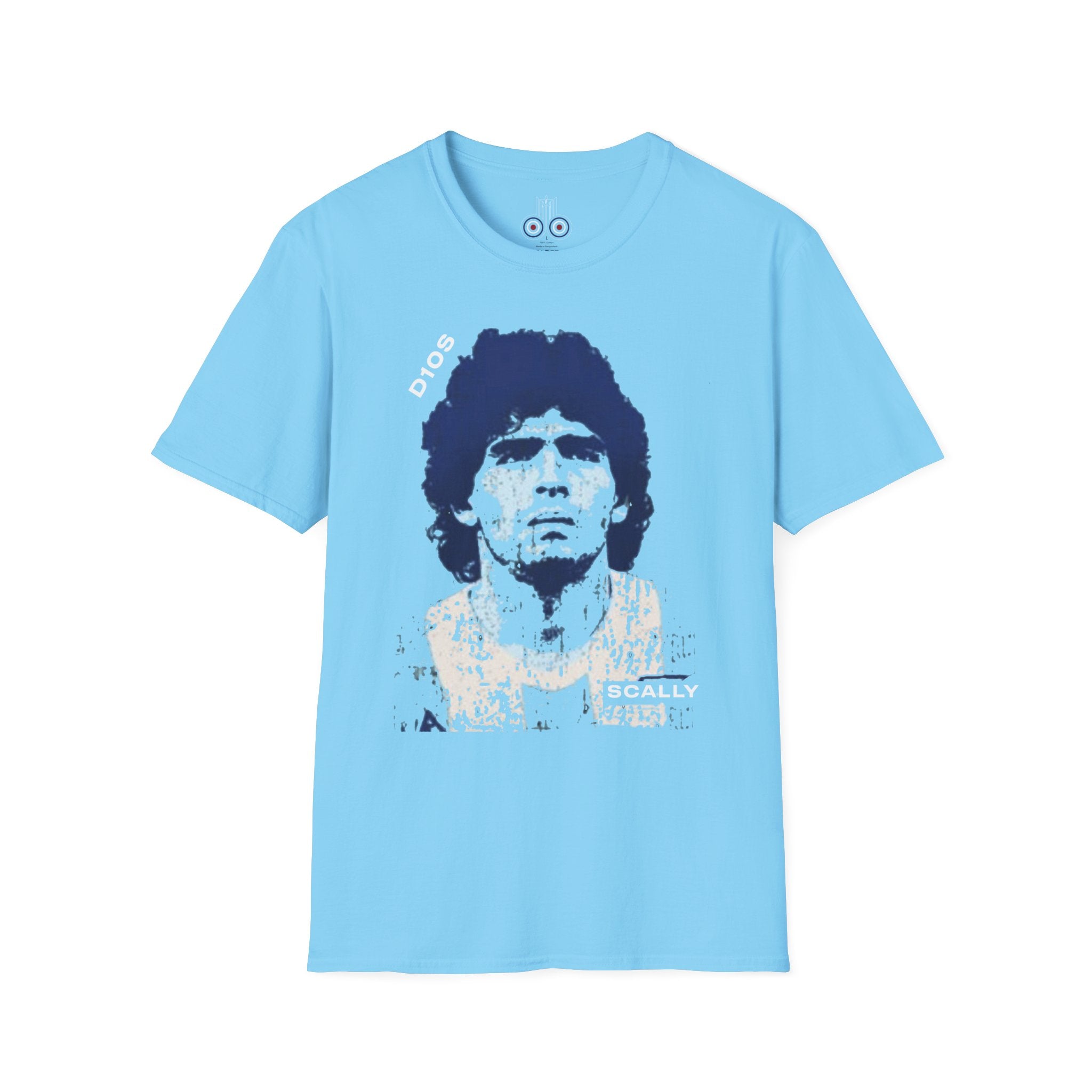 Scally - Diego Maradona Shirt - WC 26 | Retro Argentina Football Tee | Maradona Napoli Inspired T Shirt