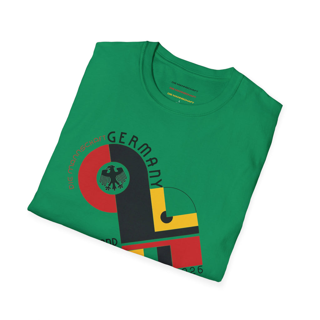 Germany WC 26 Retro T-Shirt | Scally Deutschland Shirt | Die Mannschaft Football Tee | Bauhaus Soccer Shirt | Scallywag Swag