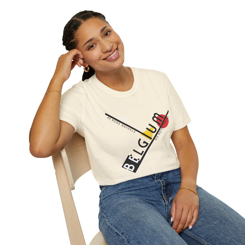 Belgium World Cup 26 Retro T-Shirt | Red Devils Football Tee | Belgium Soccer Fan Shirt | Retro Belgium Football Apparel | Scallywag Swag