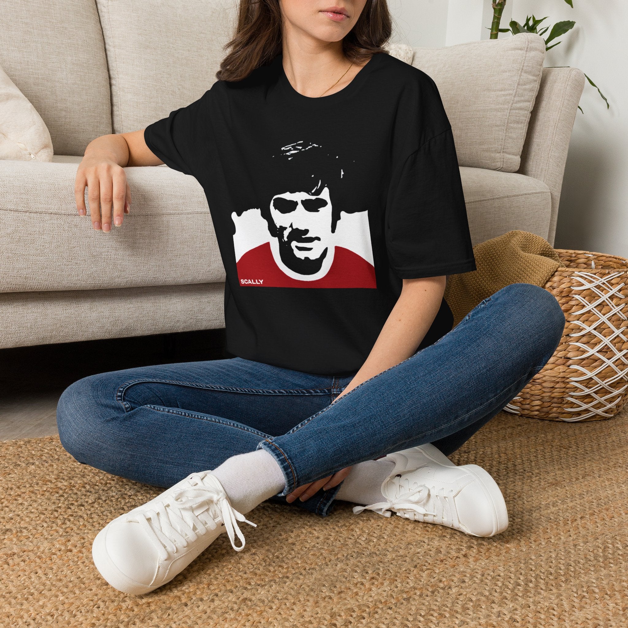 George Best Scally | Football Casual Culture Tee | Retro Man Utd Shirt | Scallywag Swag