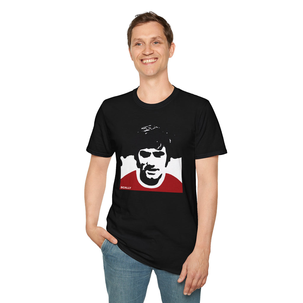 George Best Scally | Football Casual Culture Tee | Retro Man Utd Shirt | Scallywag Swag