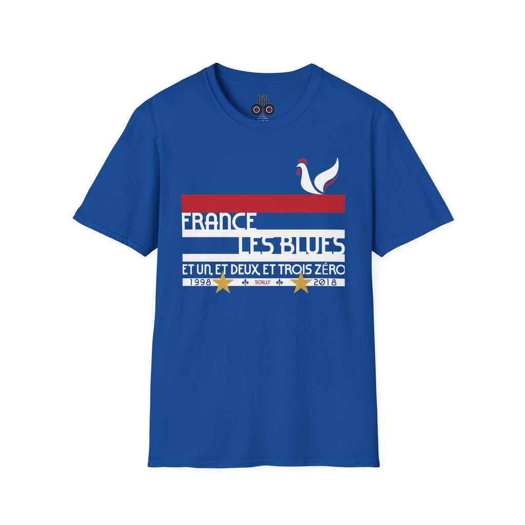 France World Cup 26 Retro T-Shirt | Scally Les Bleus Shirt | France Football Tee | Retro Soccer Shirt | Scallywag Swag