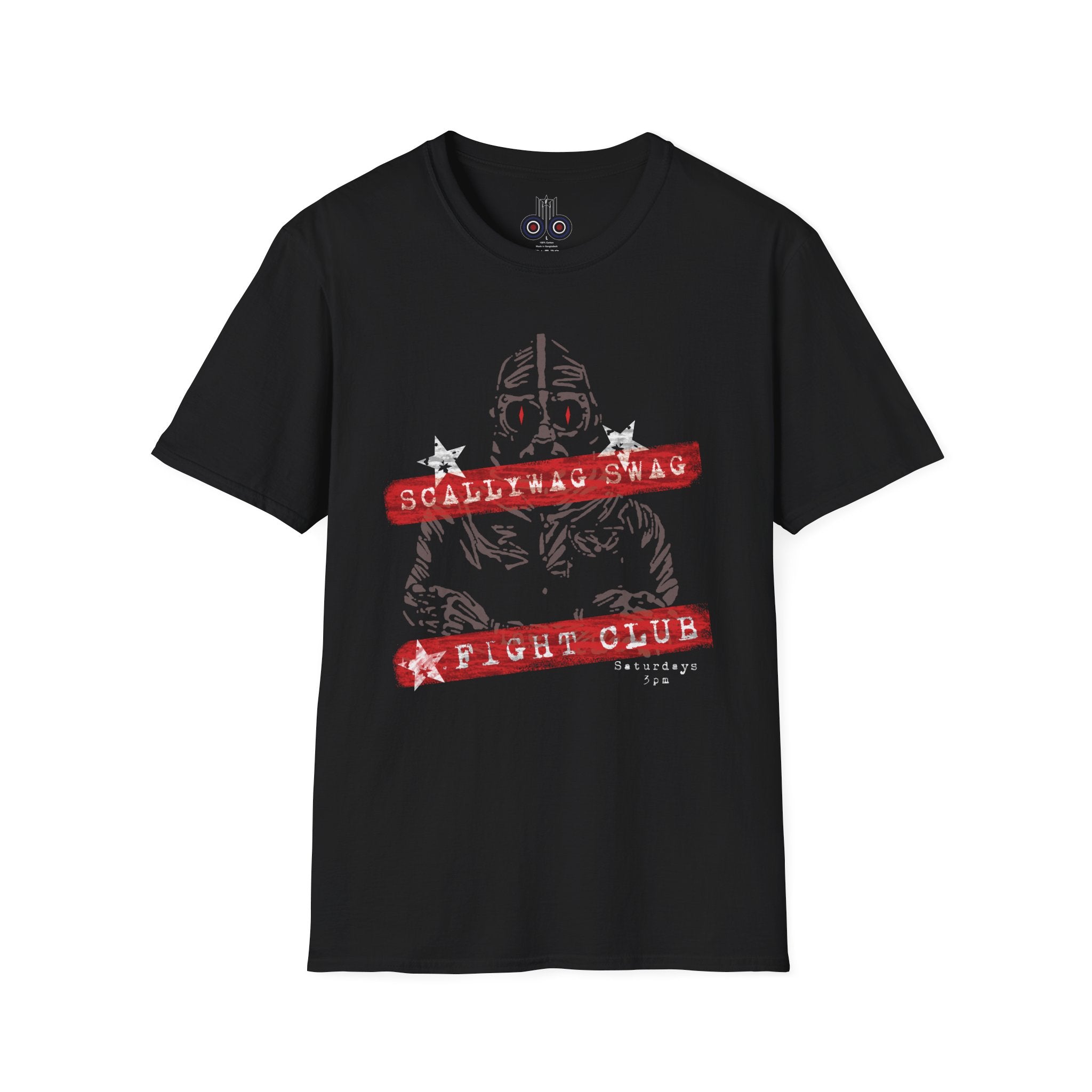 Scallywag Swag Fight Club Saturday 3PM T-Shirt | Football Casual Culture Tee | Retro Matchday Shirt | Scallywag Swag