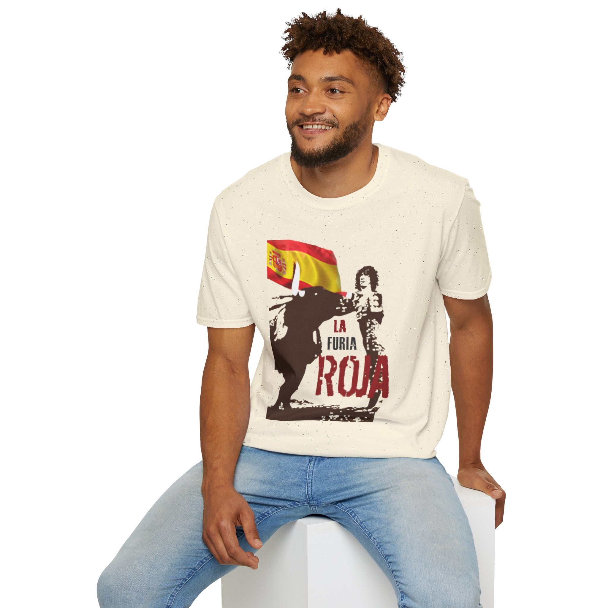 Spain La Furia Roja T-Shirt WC 26 | Retro Spain Football Tee | Spain Soccer Fan Shirt | La Roja Inspired Apparel | Scallywag Swag