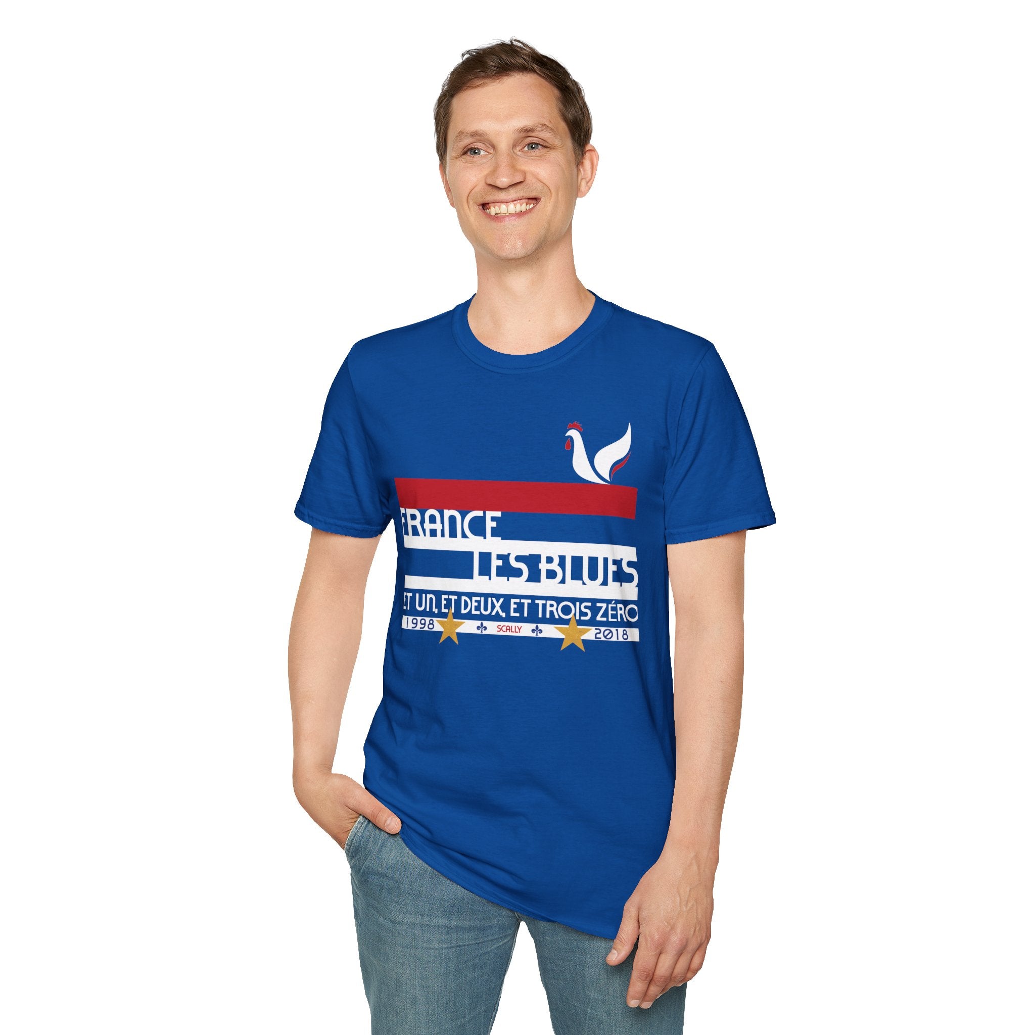 France World Cup 26 Retro T-Shirt | Scally Les Bleus Shirt | France Football Tee | Retro Soccer Shirt | Scallywag Swag