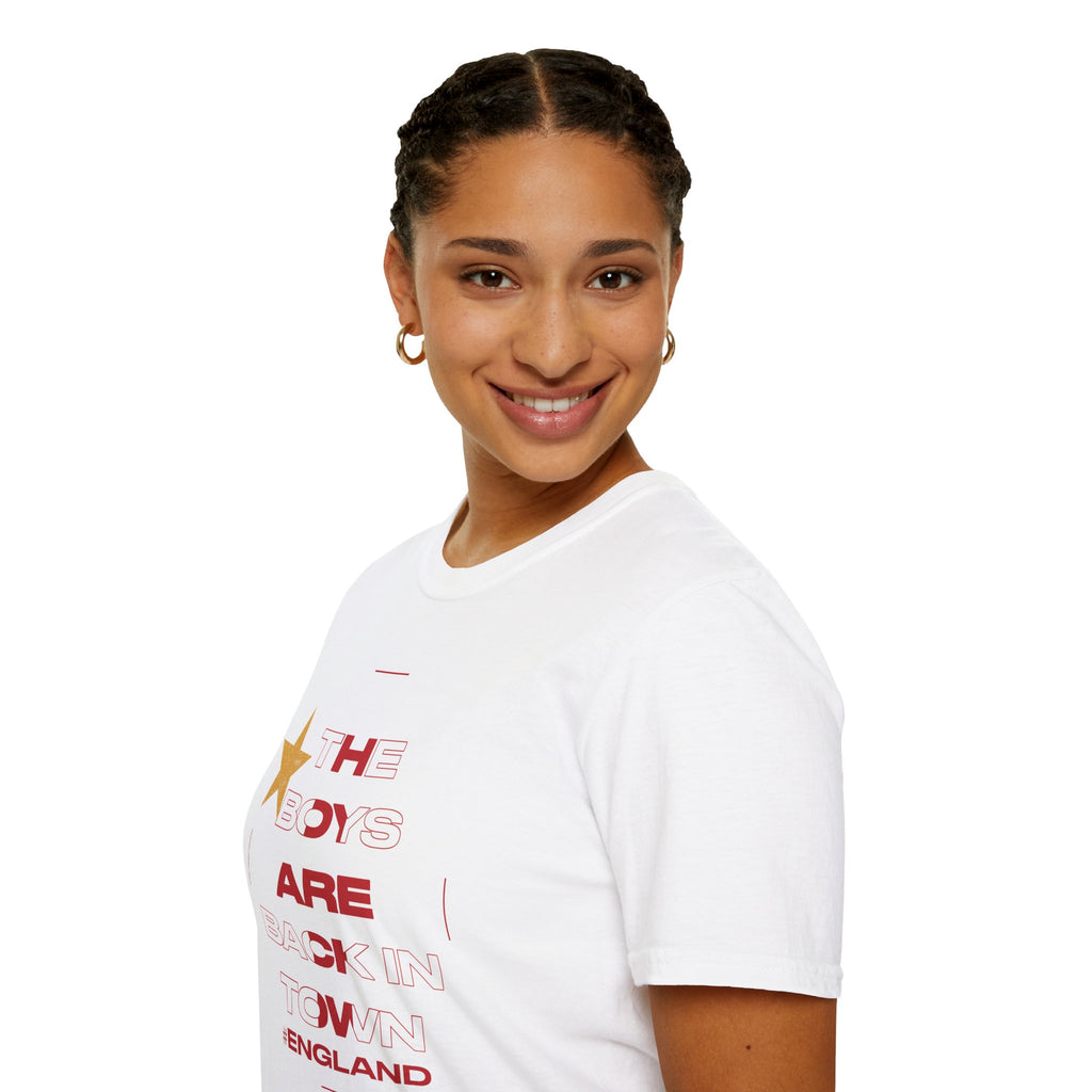 England WC 26 Retro Boys T-Shirt | Scally England Shirt | Three Lions Football Tee | Retro England Soccer Shirt | Scallywag Swag
