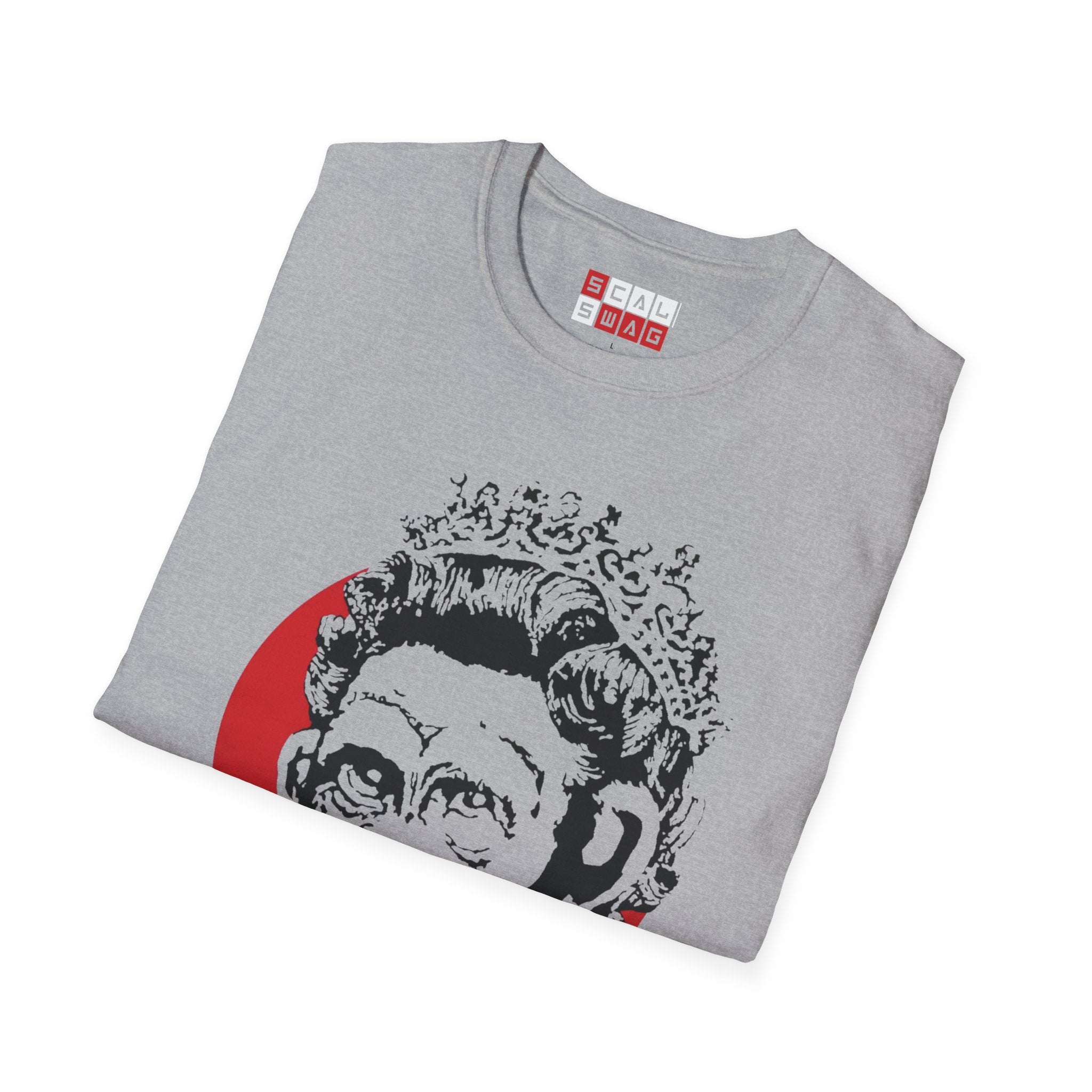 Scally Monkey Queen Banksy T-Shirt | Punk Street Art Graphic Tee | Rebel Monkey Streetwear | Scallywag Swag