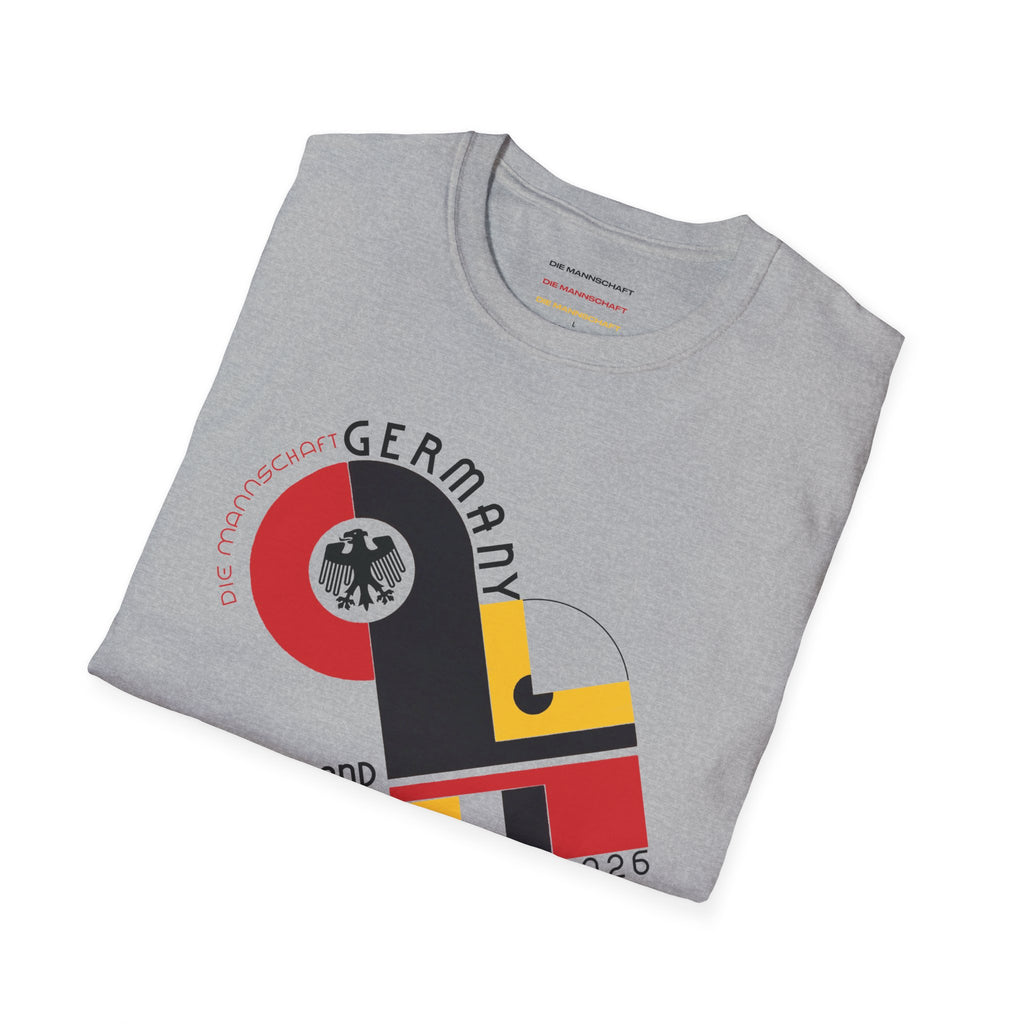 Germany WC 26 Retro T-Shirt | Scally Deutschland Shirt | Die Mannschaft Football Tee | Bauhaus Soccer Shirt | Scallywag Swag