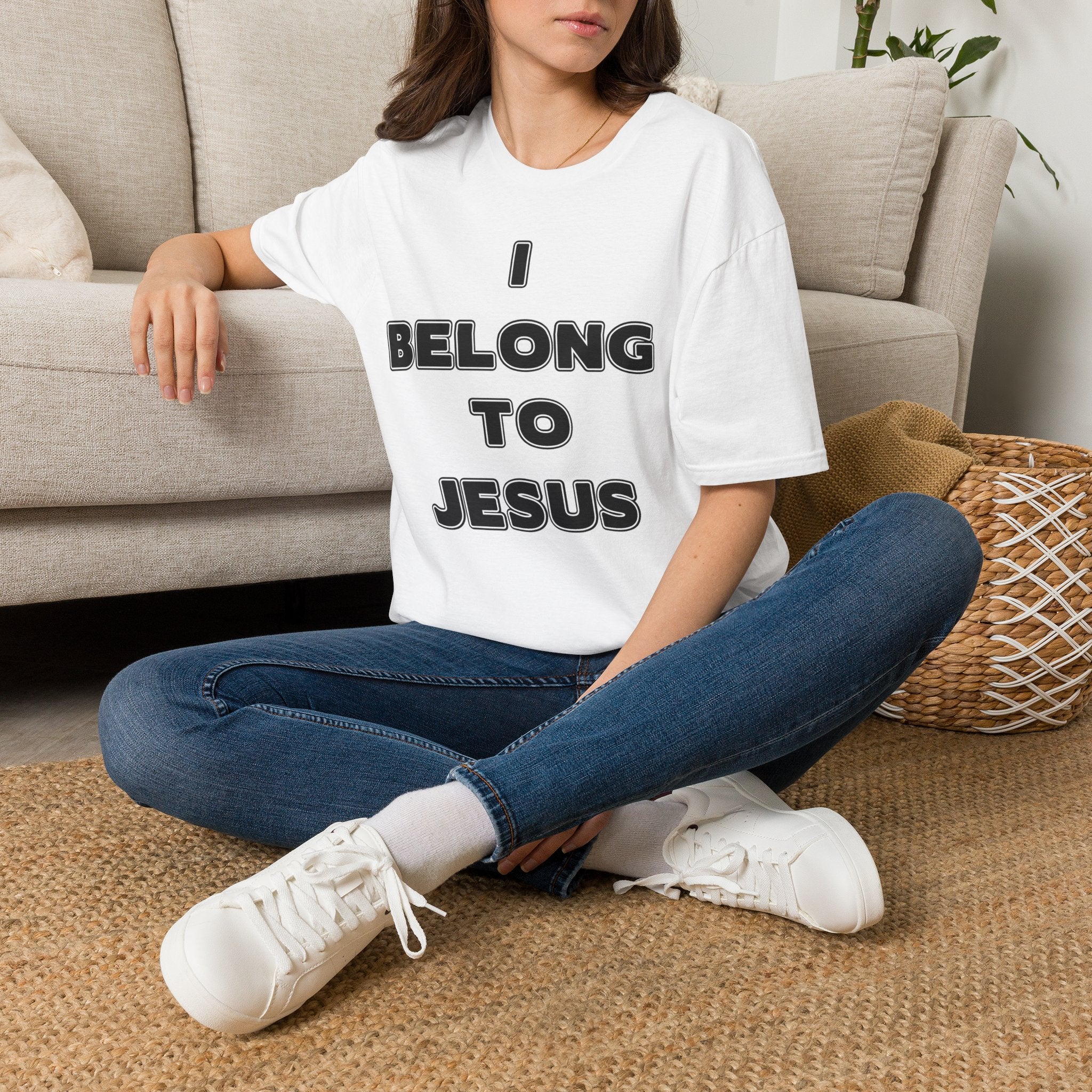 I Belong To Jesus T-Shirt | Christian Faith Tee | Faith-Based Streetwear | Inspirational Jesus Shirt | Scallywag Swag