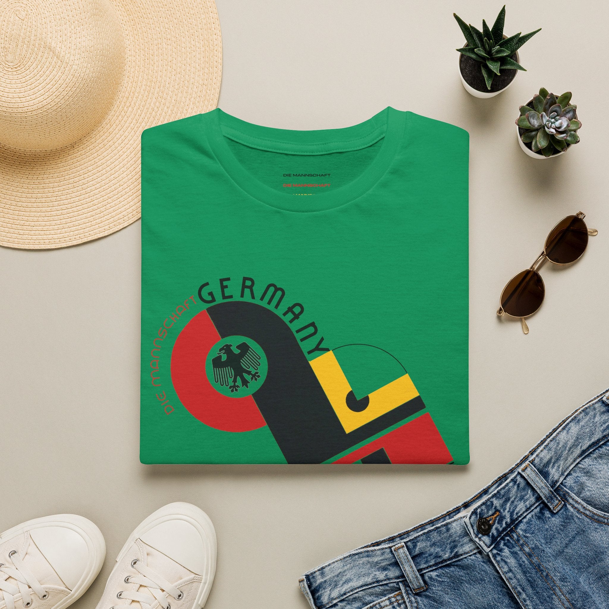 Germany WC 26 Retro T-Shirt | Scally Deutschland Shirt | Die Mannschaft Football Tee | Bauhaus Soccer Shirt | Scallywag Swag