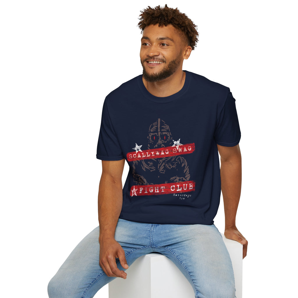 Scallywag Swag Fight Club Saturday 3PM T-Shirt | Football Casual Culture Tee | Retro Matchday Shirt | Scallywag Swag