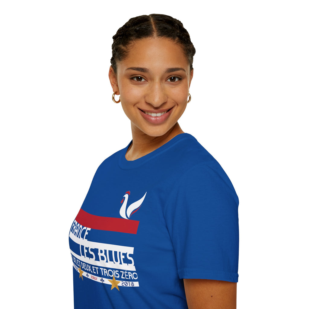 France World Cup 26 Retro T-Shirt | Scally Les Bleus Shirt | France Football Tee | Retro Soccer Shirt | Scallywag Swag