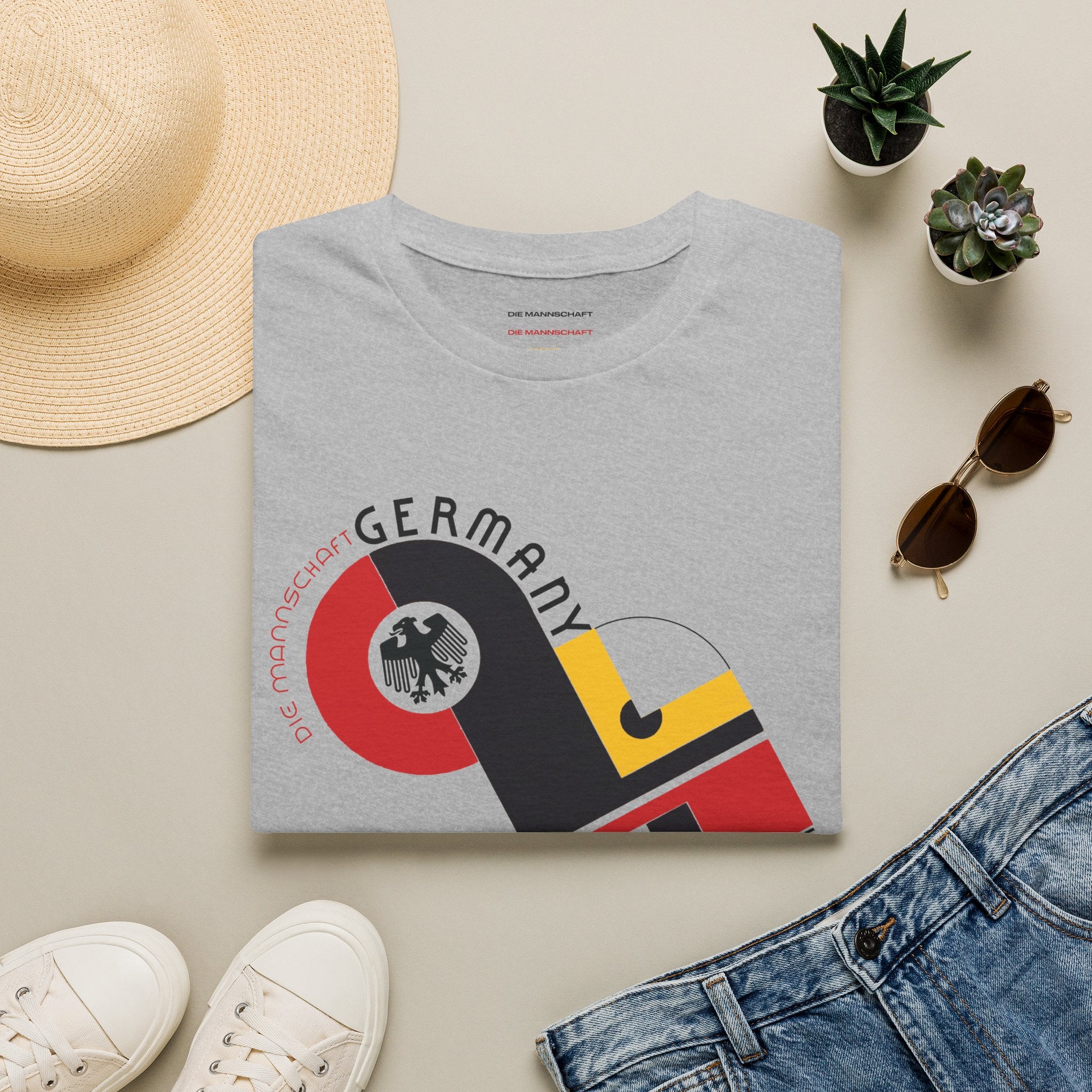 Germany WC 26 Retro T-Shirt | Scally Deutschland Shirt | Die Mannschaft Football Tee | Bauhaus Soccer Shirt | Scallywag Swag