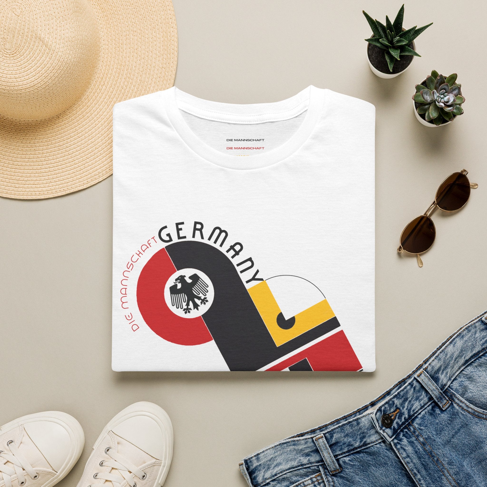 Germany WC 26 Retro T-Shirt | Scally Deutschland Shirt | Die Mannschaft Football Tee | Bauhaus Soccer Shirt | Scallywag Swag