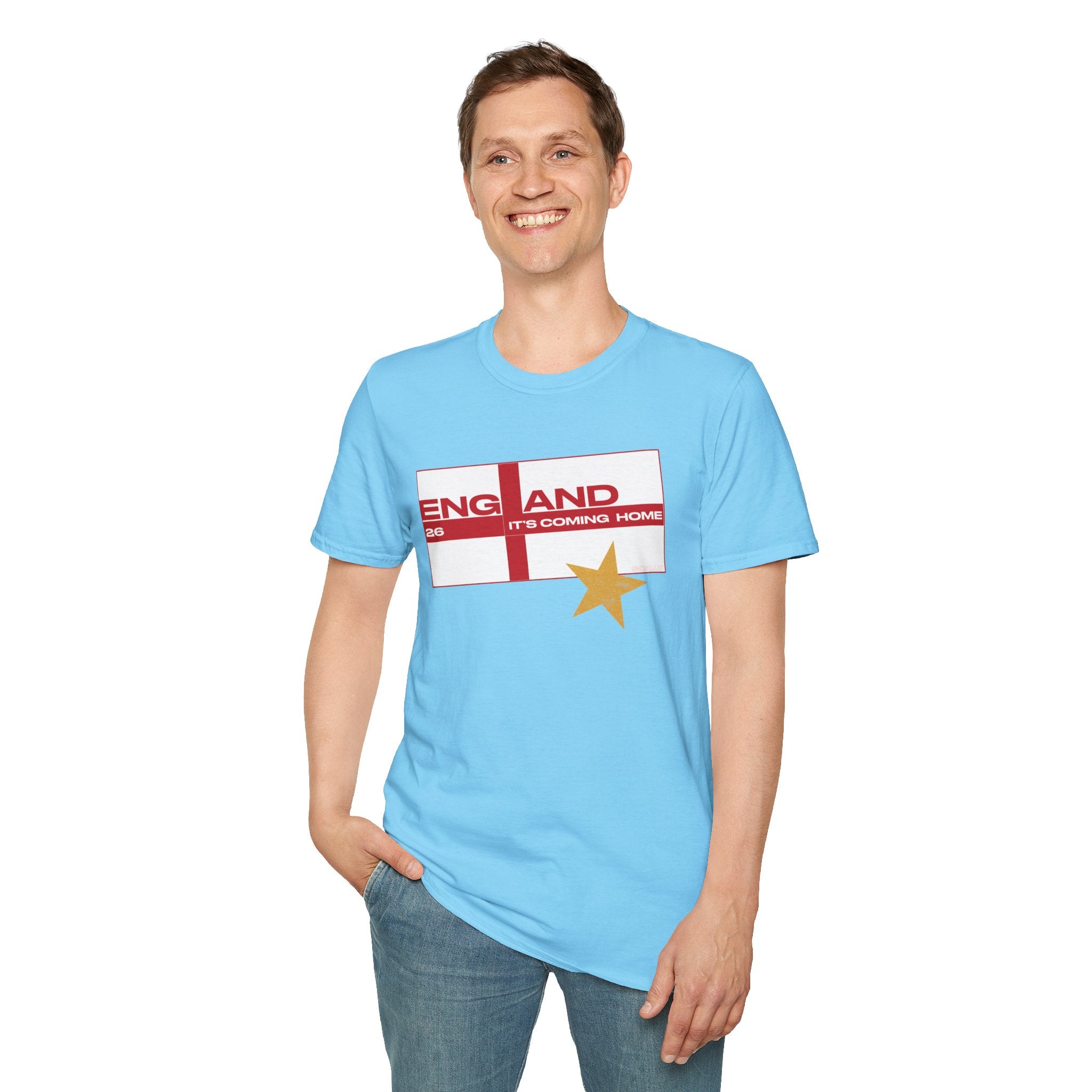 England WC 26 Retro Boys T-Shirt | Scally England Shirt | Three Lions Football Tee | It's Coming Home Shirt | Scallywag Swag