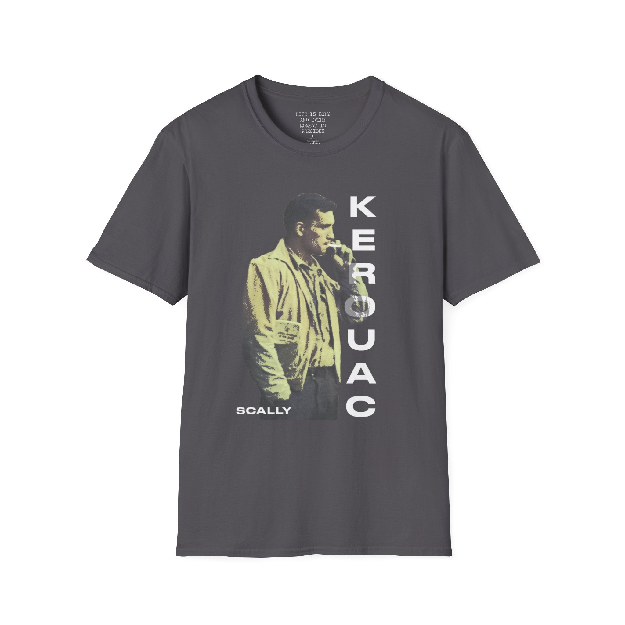 Jack Kerouac Life Is Precious T-Shirt | Beat Generation Tee | Literary Streetwear | On The Road Inspired Shirt | Scallywag Swag