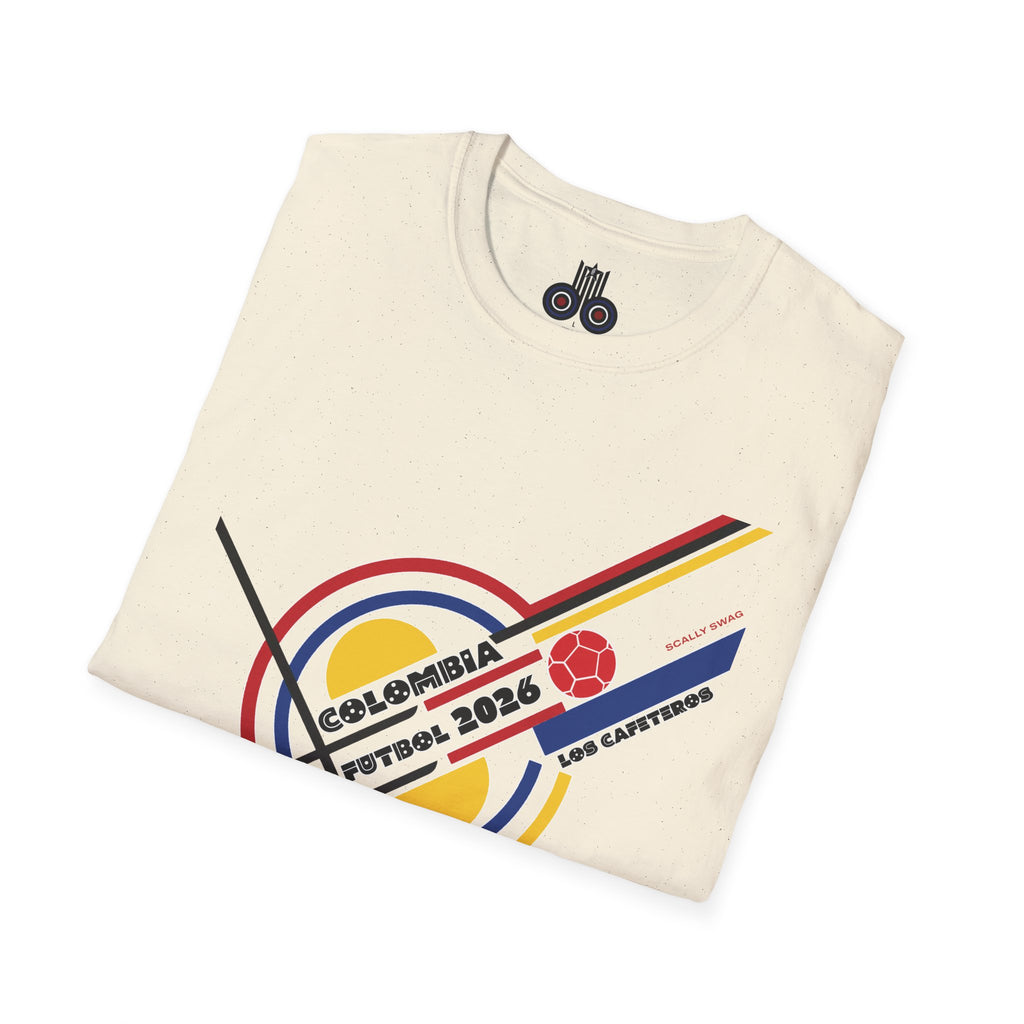 Colombia Football World Cup 26 Tee | Colombia Soccer Shirt | Los Cafeteros Fan T-Shirt | Colombia Supporter Apparel | Scallywag Swag