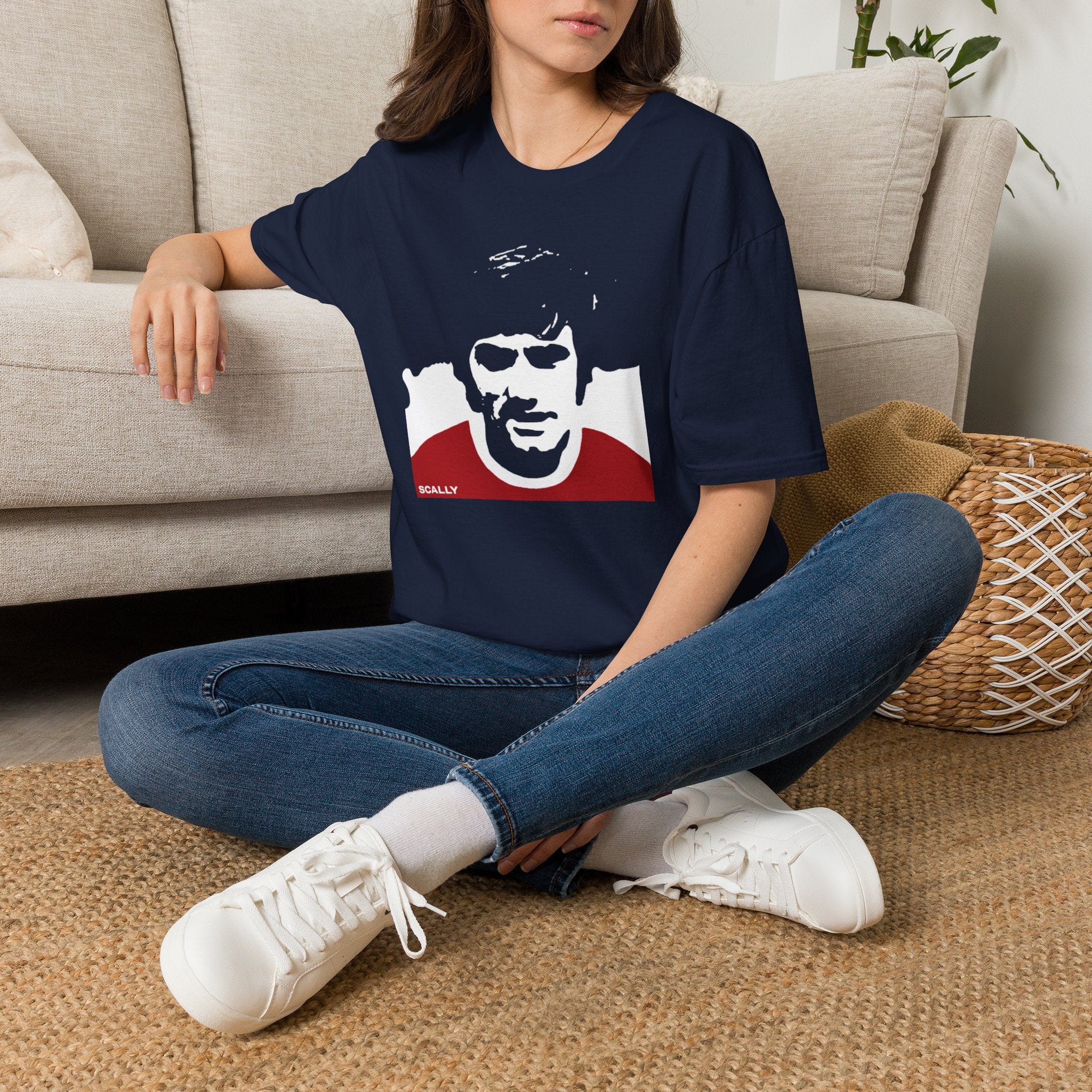 George Best Scally | Football Casual Culture Tee | Retro Man Utd Shirt | Scallywag Swag