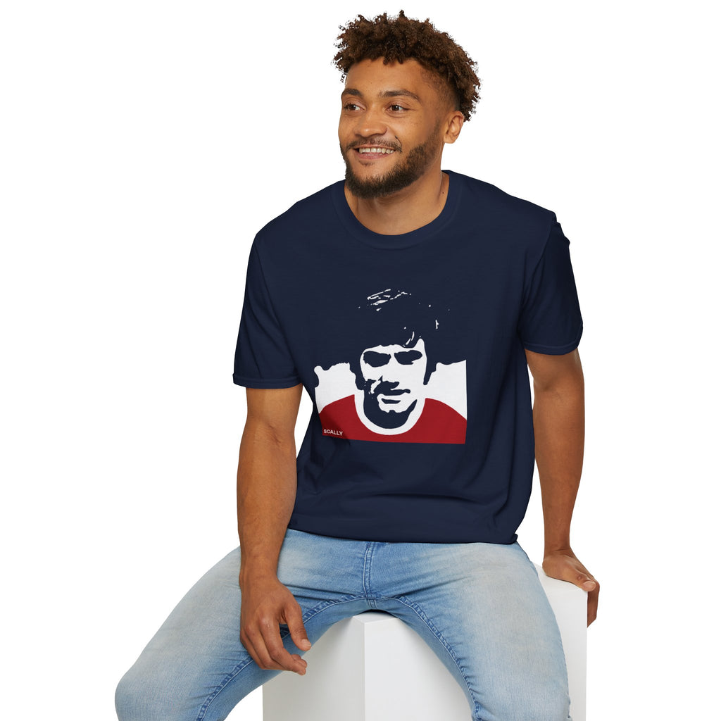 George Best Scally | Football Casual Culture Tee | Retro Man Utd Shirt | Scallywag Swag