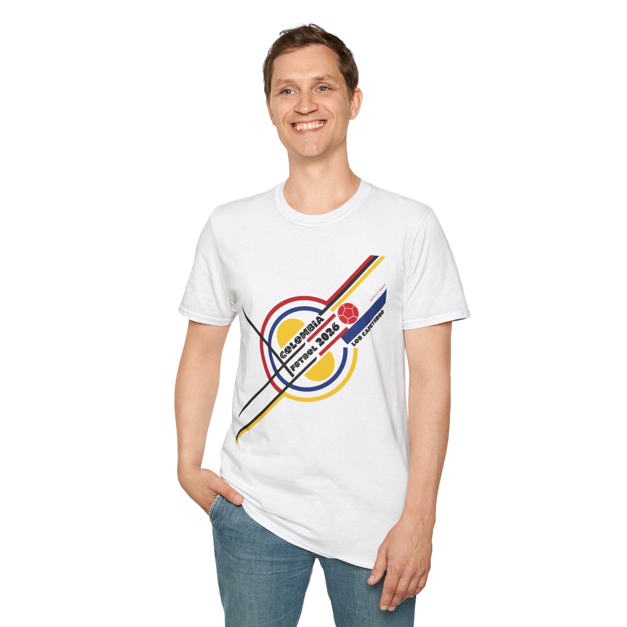Colombia Football World Cup 26 Tee | Colombia Soccer Shirt | Los Cafeteros Fan T-Shirt | Colombia Supporter Apparel | Scallywag Swag
