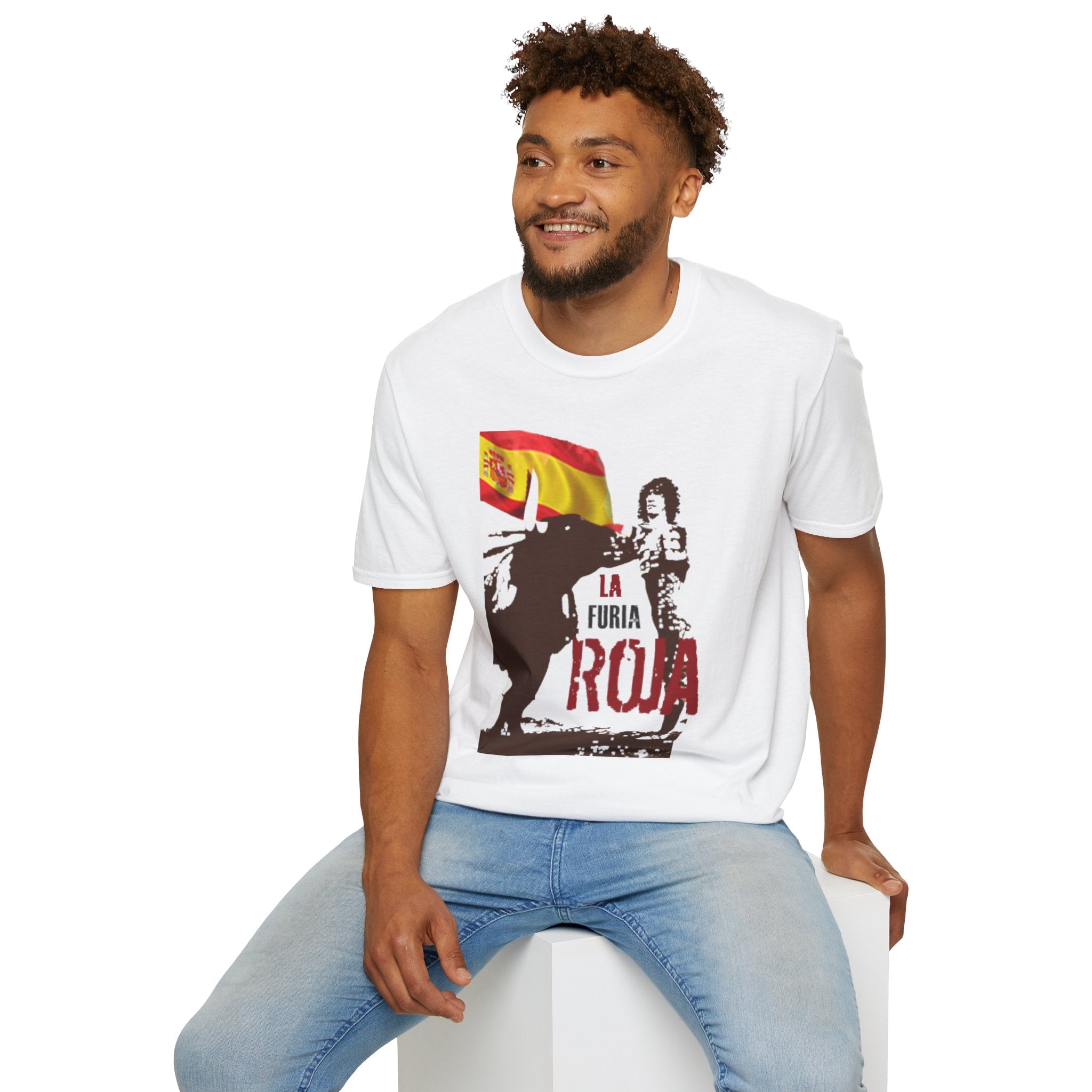 Spain La Furia Roja T-Shirt WC 26 | Retro Spain Football Tee | Spain Soccer Fan Shirt | La Roja Inspired Apparel | Scallywag Swag