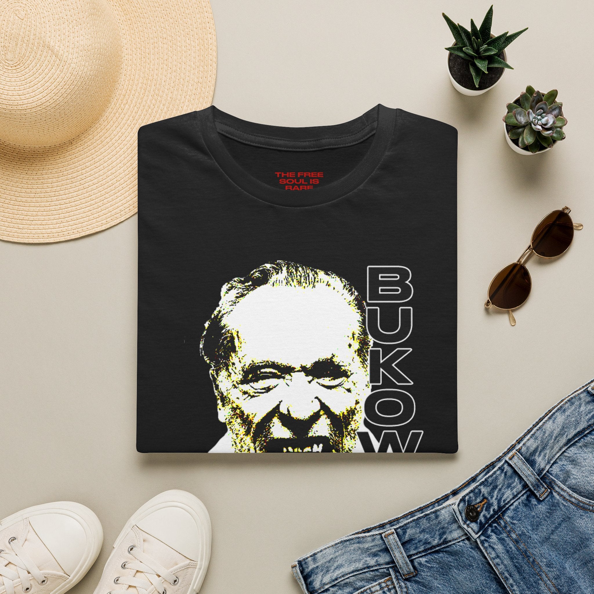 Charles Bukowski T-Shirt | Beat Generation Tee | Literary Streetwear | Soul Inspired Shirt | Scallywag Swag