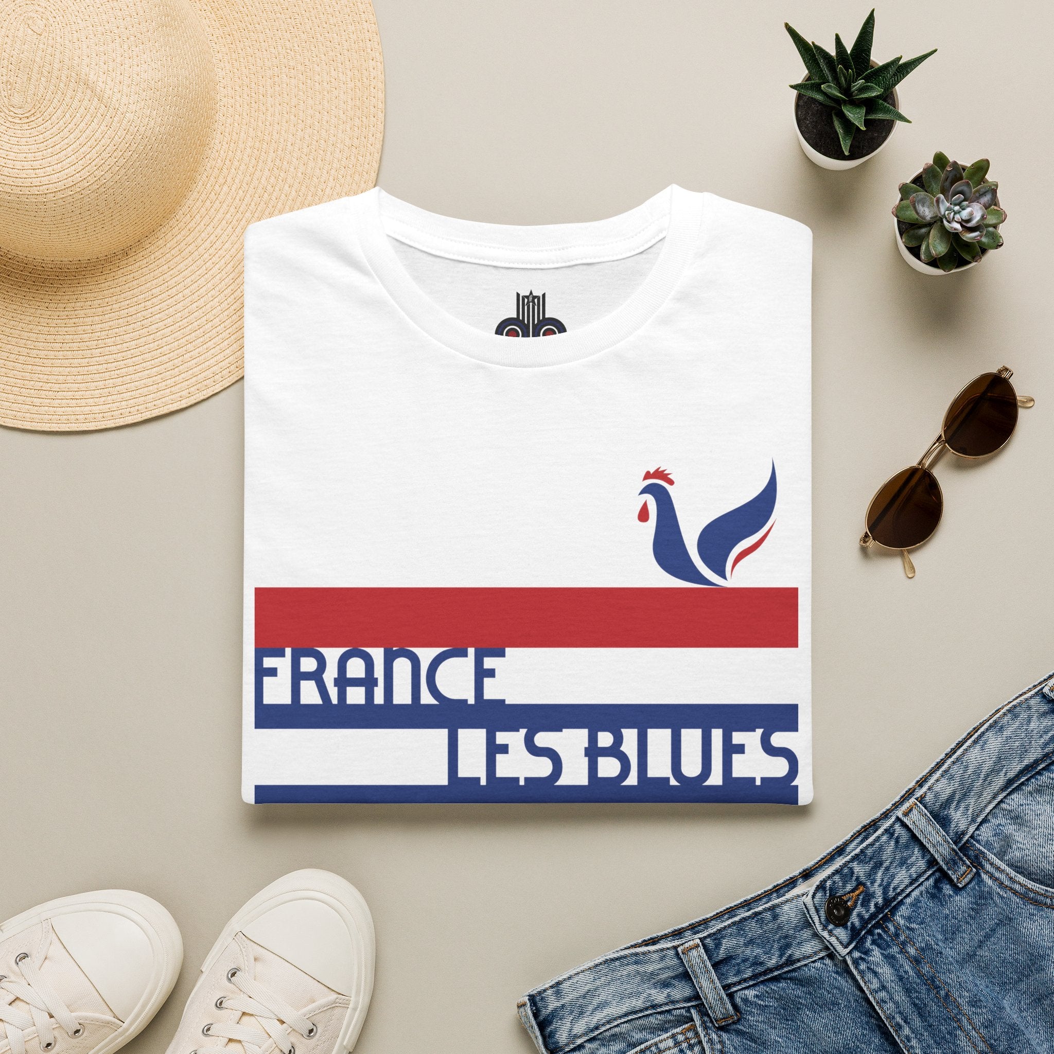 France World Cup 26 Retro T-Shirt | Scally Les Bleus Shirt | France Football Tee | Retro Soccer Shirt | Scallywag Swag