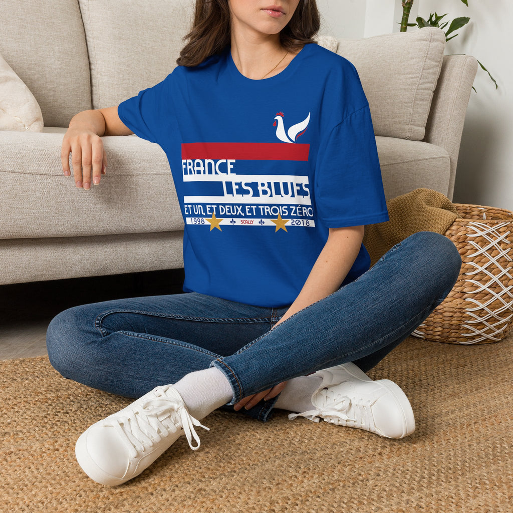 France World Cup 26 Retro T-Shirt | Scally Les Bleus Shirt | France Football Tee | Retro Soccer Shirt | Scallywag Swag