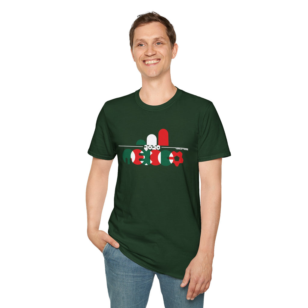 Mexico Football World Cup 26 Tee | Retro Mexico Soccer Shirt | El Tri Fan T-Shirt | Mexico Football Supporter Apparel | Scallywag Swag