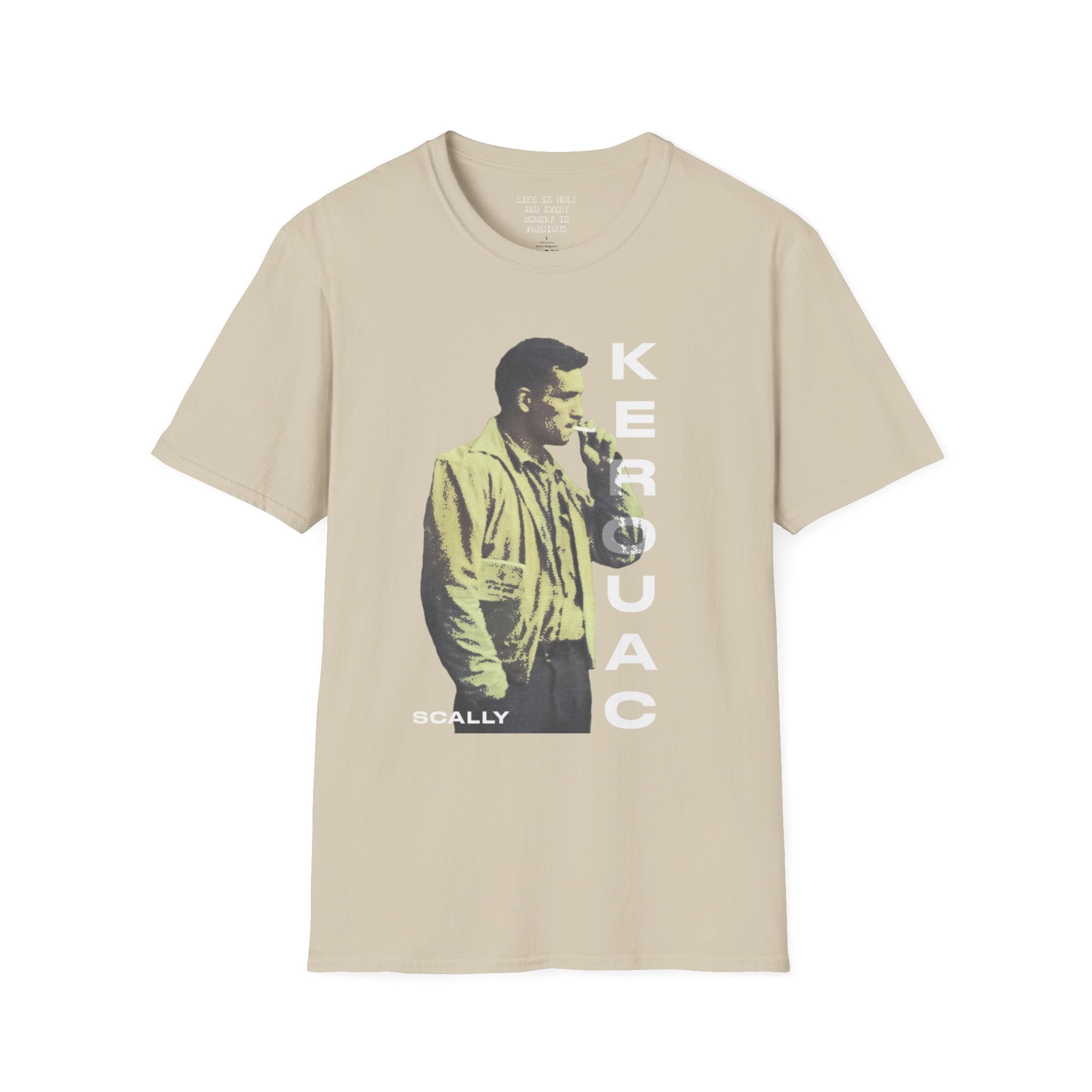 Jack Kerouac Life Is Precious T-Shirt | Beat Generation Tee | Literary Streetwear | On The Road Inspired Shirt | Scallywag Swag