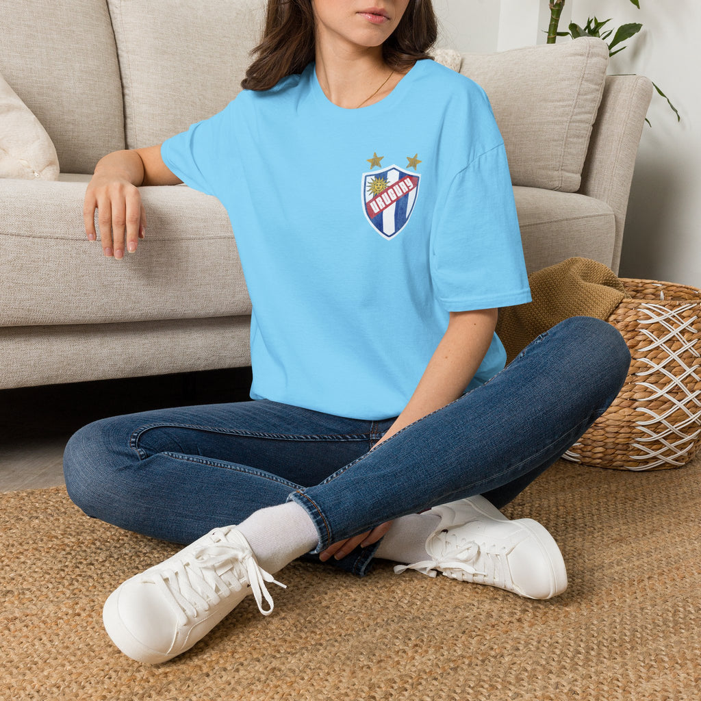 Scally - Uruguay Shirt - WC 26 | Retro Uruguay Football Tee | World Cup Inspired T Shirt