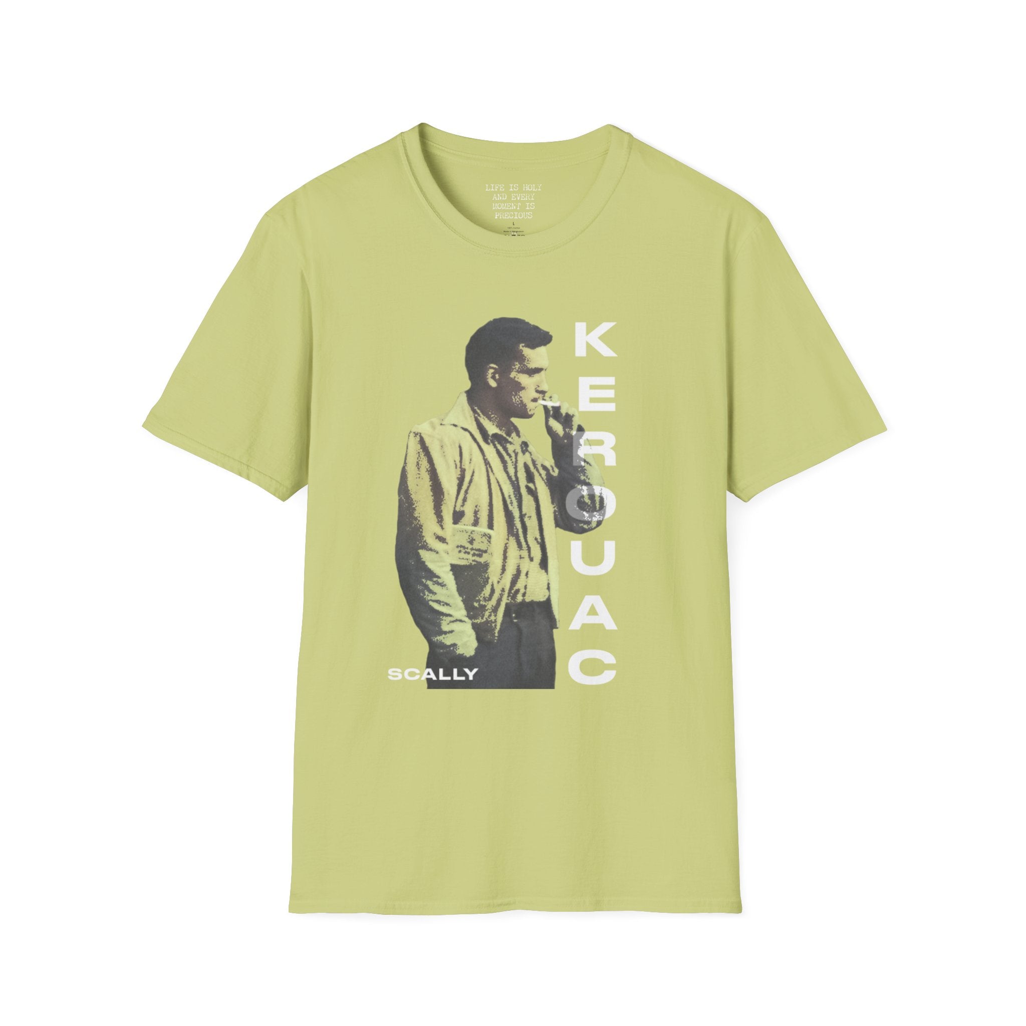 Jack Kerouac Life Is Precious T-Shirt | Beat Generation Tee | Literary Streetwear | On The Road Inspired Shirt | Scallywag Swag