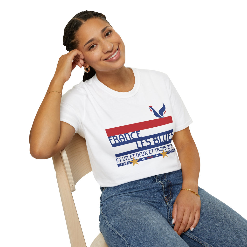France World Cup 26 Retro T-Shirt | Scally Les Bleus Shirt | France Football Tee | Retro Soccer Shirt | Scallywag Swag